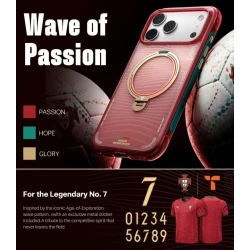 TORRAS World Cup Q3 Air etui case plecki iPhone 17 Pro MagSafe (portugal red)