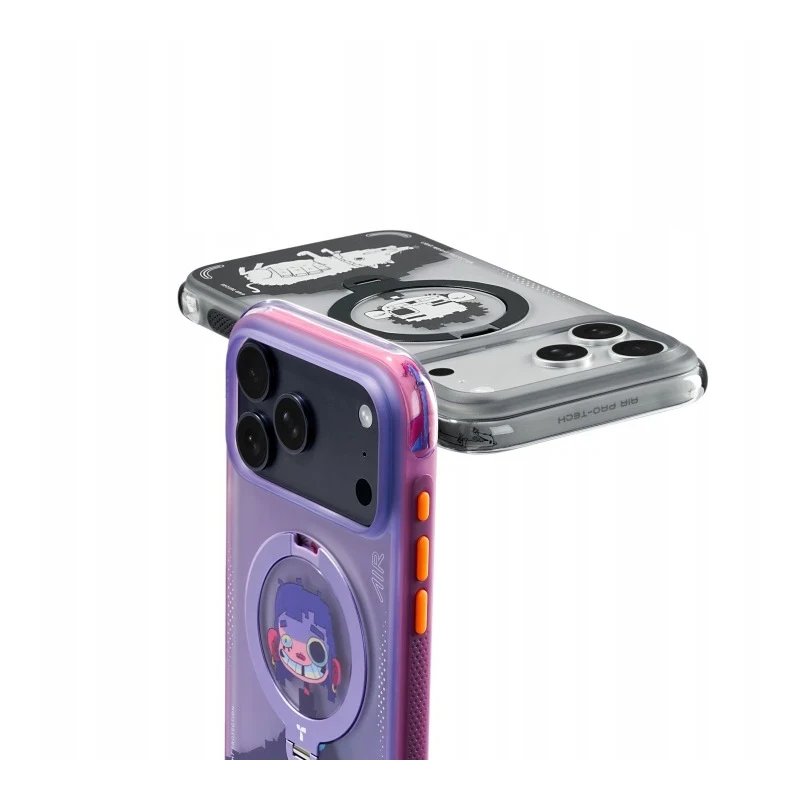 TORRAS GAWX Q3 Air etui case plecki iPhone 17 Pro MagSafe (neon night muse)