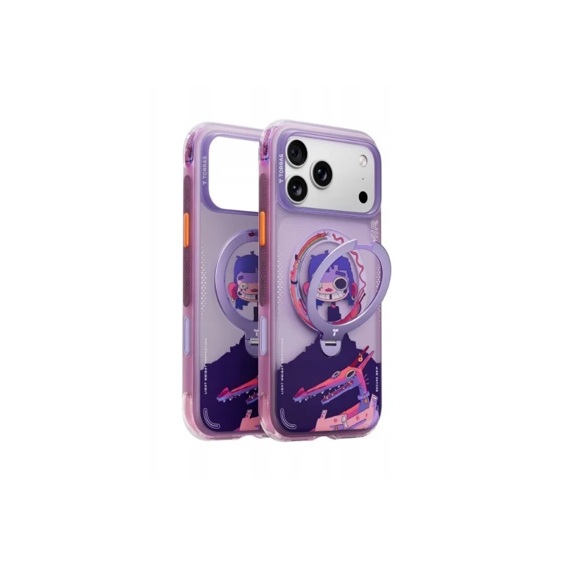TORRAS GAWX Q3 Air etui case plecki iPhone 17 Pro MagSafe (neon night muse)