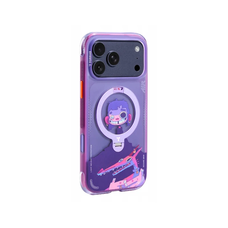 TORRAS GAWX Q3 Air etui case plecki iPhone 17 Pro MagSafe (neon night muse)