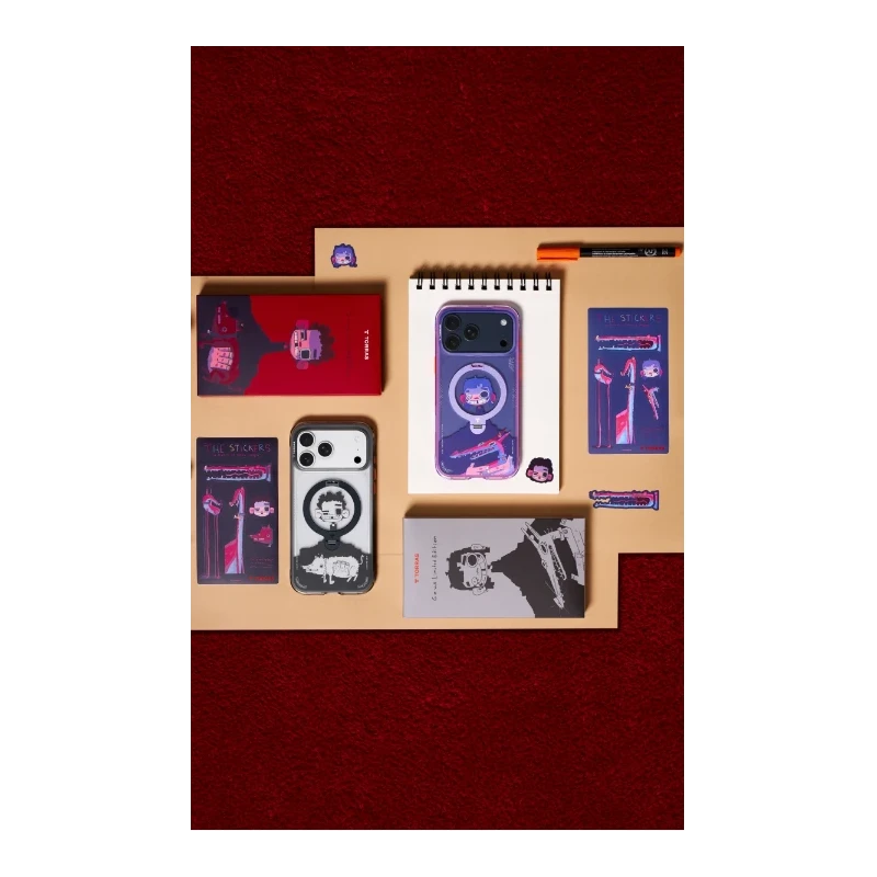 TORRAS GAWX Q3 Air etui case plecki iPhone 17 Pro MagSafe (neon night muse)