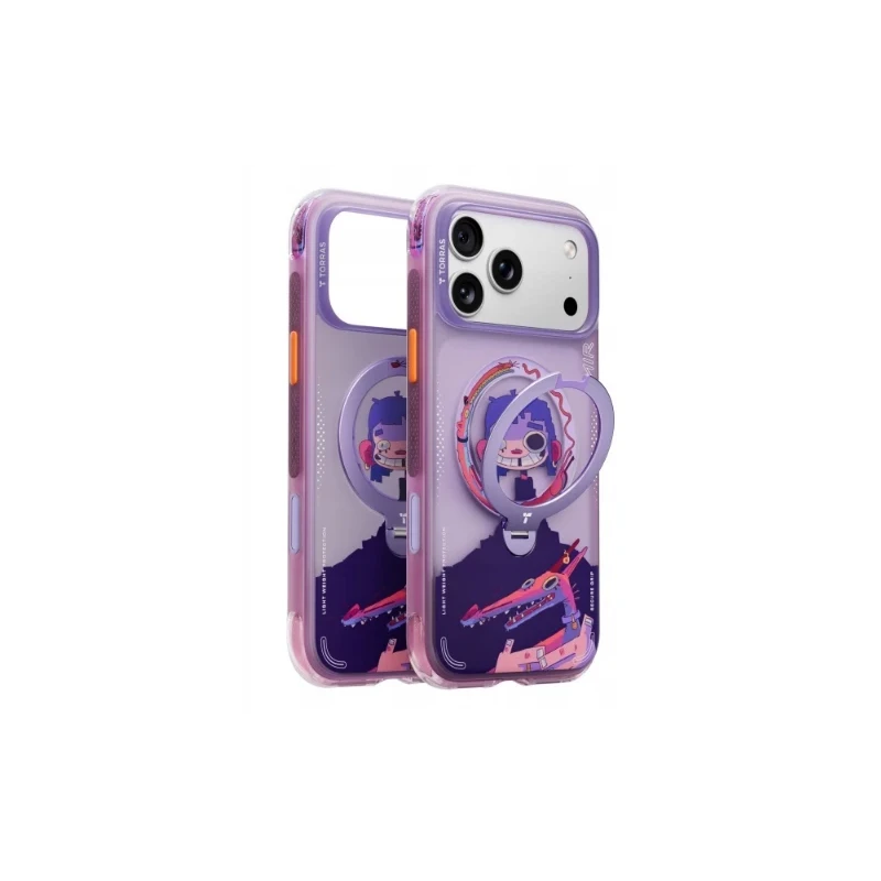 TORRAS GAWX Q3 Air etui case plecki iPhone 17ProMax MagSafe (neon night muse)
