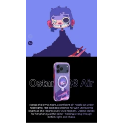 TORRAS GAWX Q3 Air etui case plecki iPhone 17ProMax MagSafe (neon night muse)