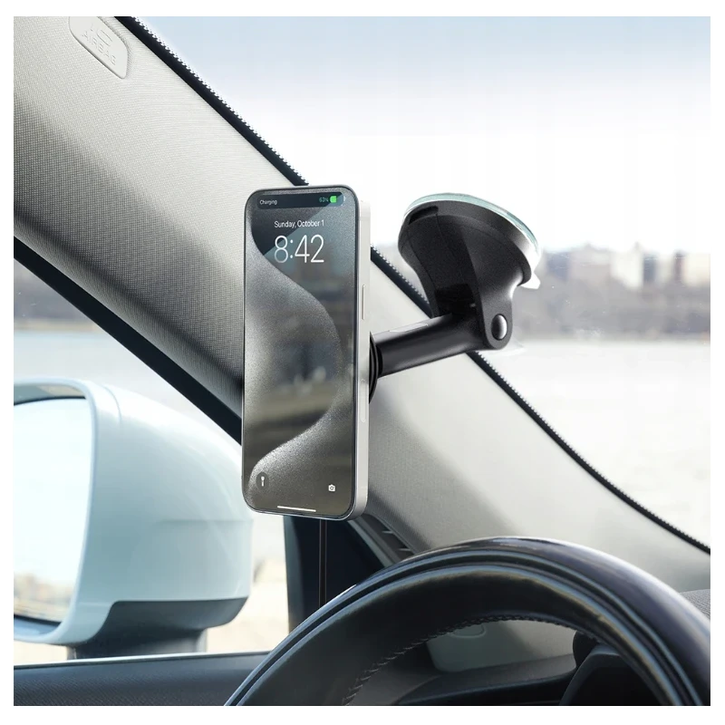 iOttie stabilny uchwyt z szybką ładowarką Qi2 MagSafe 15W na deska / szyba