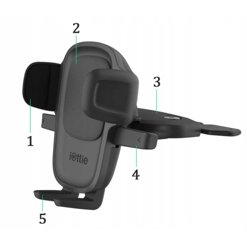 iOttie Easy One Touch 5 stabilny uchwyt samochodowy na telefon do slotu CD