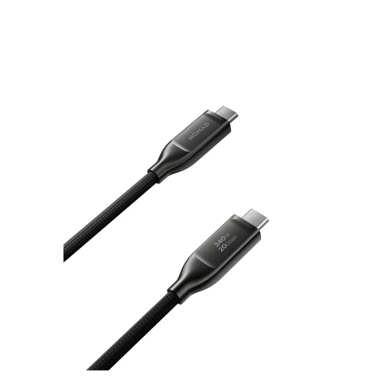 NOMAD USB4 Data Cable - kabel USB-C - USB-C, 240W PD, 20Gbps, 1m (carbide)