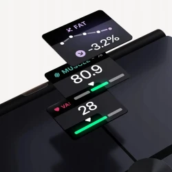 Withings BodyFit waga ze strefową analizą masy ciała metabolizmu oraz serca (black)