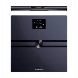 Withings BodyFit waga ze strefową analizą masy ciała metabolizmu oraz serca (black)