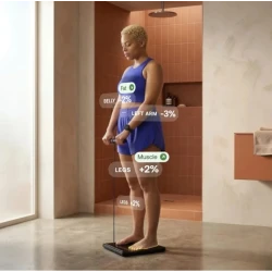Withings BodyFit waga ze strefową analizą masy ciała metabolizmu oraz serca (black)