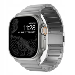 NOMAD Titanium Ban tytanowa bransoleta do Apple Watch 46mm/49mm V3 natural (natural hardware)