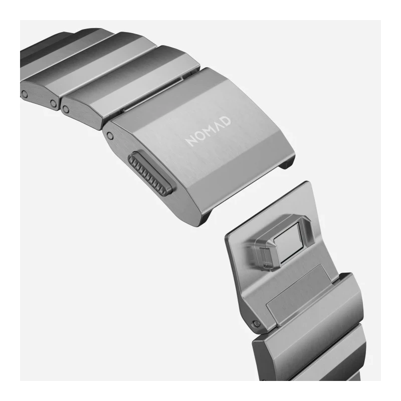 NOMAD Titanium Ban tytanowa bransoleta do Apple Watch 46mm/49mm V3 natural (natural hardware)