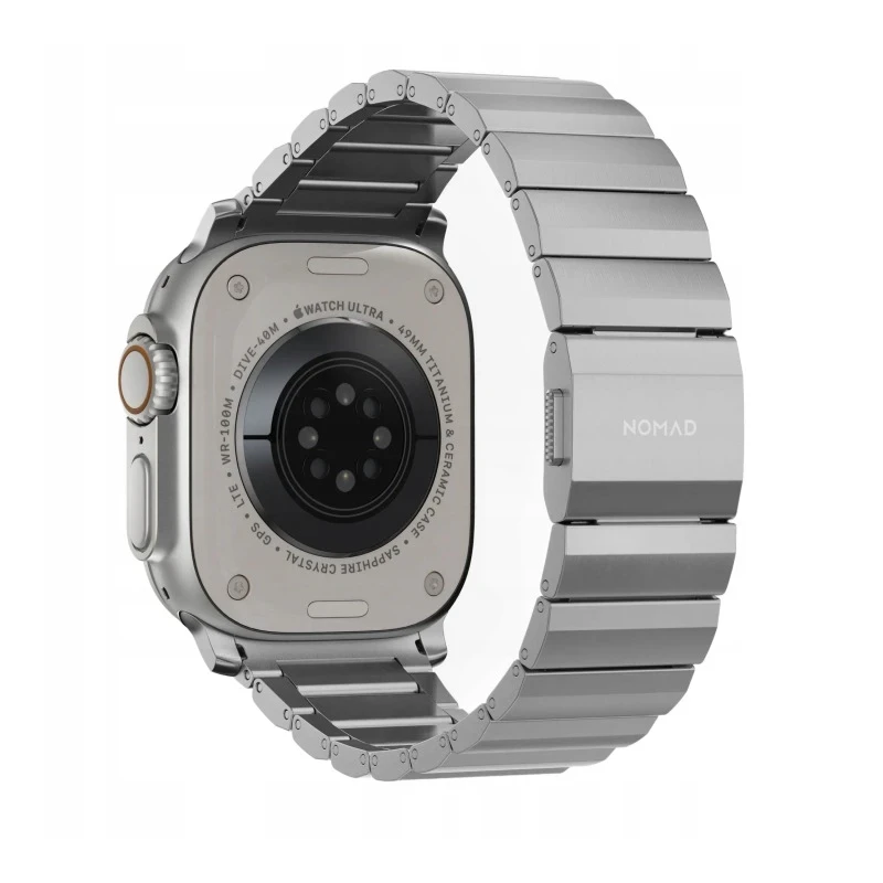 NOMAD Titanium Ban tytanowa bransoleta do Apple Watch 46mm/49mm V3 natural (natural hardware)