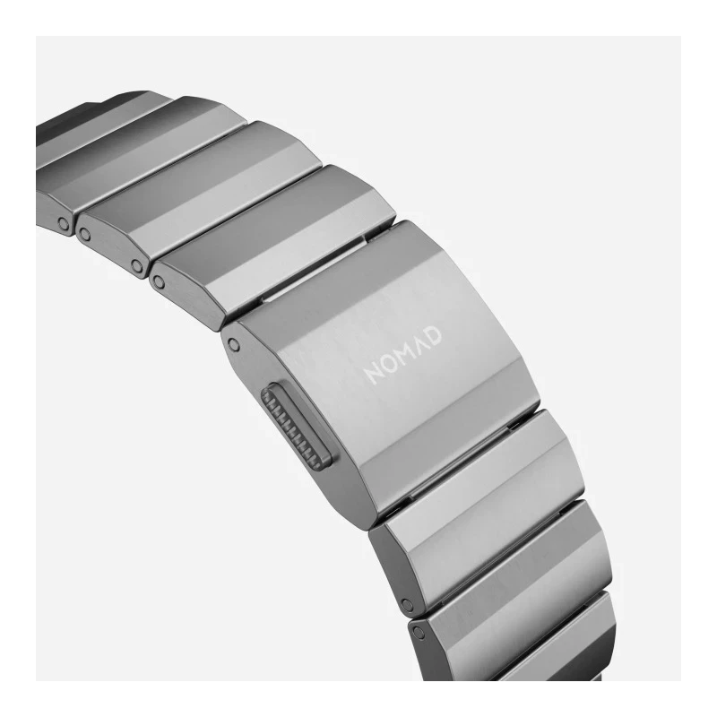 NOMAD Titanium Ban tytanowa bransoleta do Apple Watch 46mm/49mm V3 natural (natural hardware)