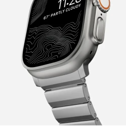 NOMAD Titanium Ban tytanowa bransoleta do Apple Watch 46mm/49mm V3 natural (natural hardware)