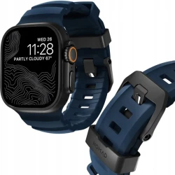 NOMAD Rocky Point Band - pasek do Apple Watch 46mm/49mm z FKM oraz tytanu (atlantic, black hardware)