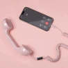 Native Union Retro słuchawka telefoniczna odbiera kończy połączenia USB-C (bubble gum)