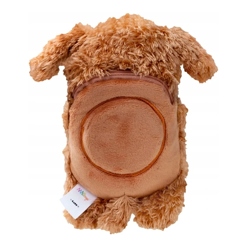 Laut MAGMOJI Wallet portfel na telefon z MagSafe zabawka miekki pluszak (Ginger Dog)