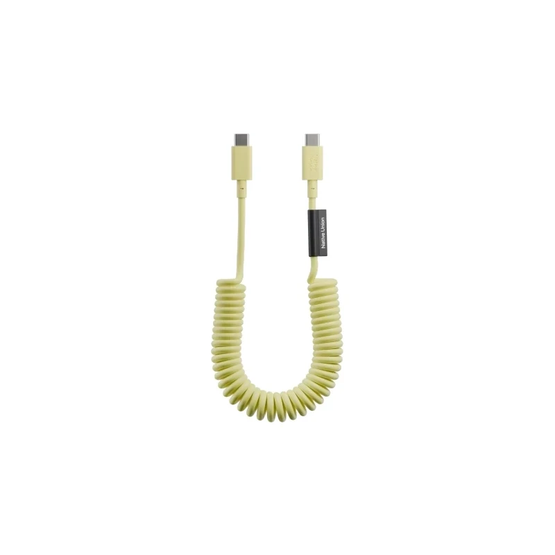 Native Union Pop Cable - kabel USB-C - USB-C, 1,2 m 60W (lemon)