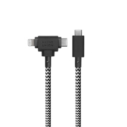 Native Union Belt Universal Cable (USB-C – Lighting/USB-C) 1.5m, zebra