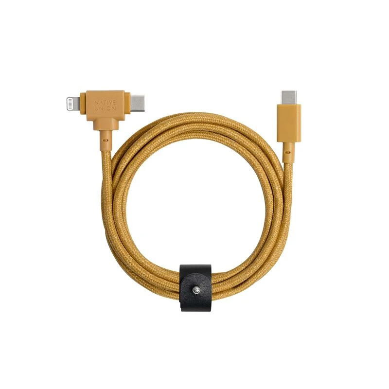 Native Union Belt Universal Cable (USB-C – Lighting/USB-C) 1.5m, kraft