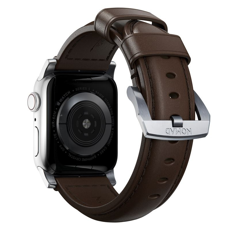 NOMAD Traditional Band skórzany pasek Apple Watch 46mm/49mm skóra Horween (45mm)/6/SE/5/4 (44mm)/3/2/1 (42mm)
