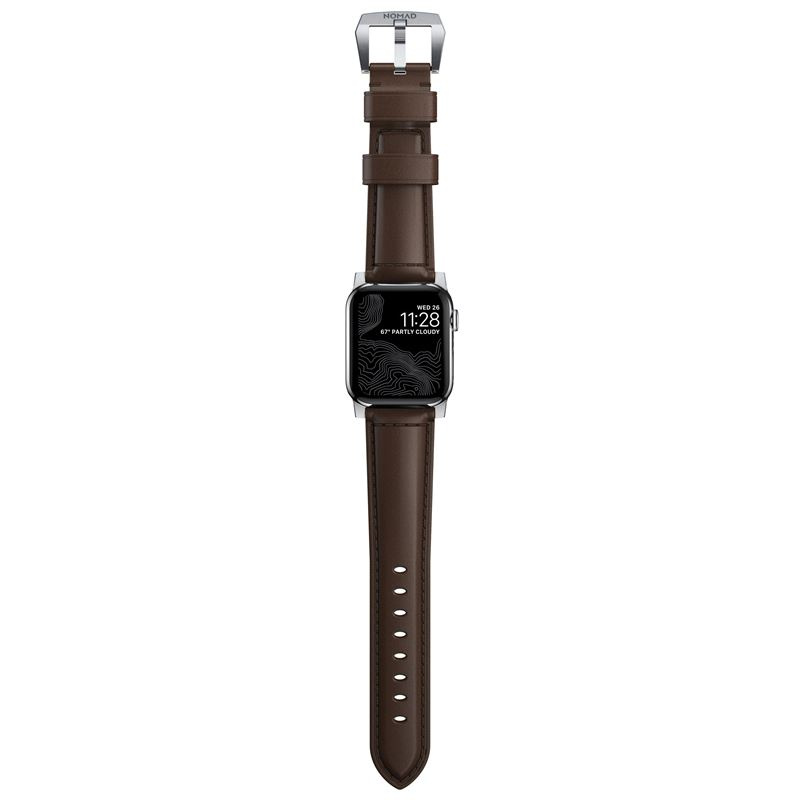 NOMAD Traditional Band skórzany pasek Apple Watch 46mm/49mm skóra Horween (45mm)/6/SE/5/4 (44mm)/3/2/1 (42mm)