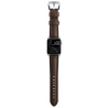 Nomad Traditional Band, silver/brown - AW Ultra 2/1 (49mm) 9/8/7 (45mm)/6/SE/5/4 (44mm)/3/2/1 (42mm)