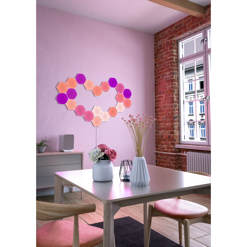 Nanoleaf Shapes Hexagons Starter Kit - panele świetlne (15 paneli, 1 kontroler)