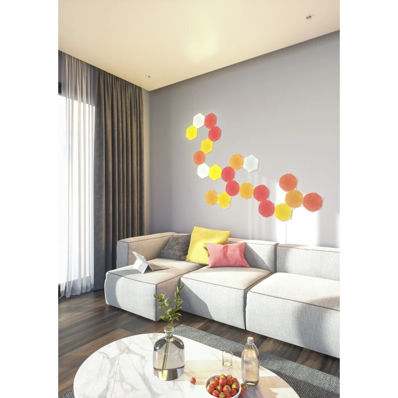 Nanoleaf Shapes Hexagons Starter Kit - panele świetlne (9 paneli, 1 kontroler)