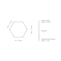 Nanoleaf Shapes Hexagons Expansion Pack - dodatkowe panele świetlne (3 sztuki)