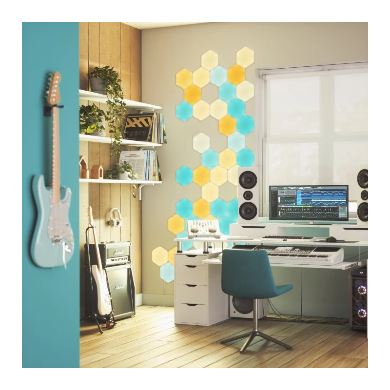 Nanoleaf Shapes Hexagons Starter Kit - panele świetlne (15 paneli, 1 kontroler)