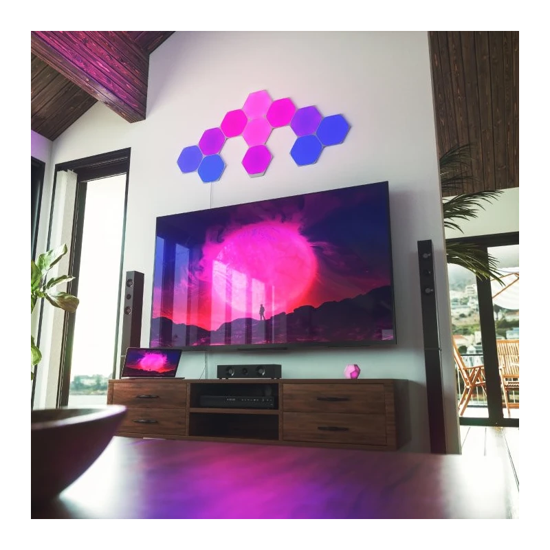 Nanoleaf Shapes Hexagons Expansion Pack - dodatkowe panele świetlne (3 sztuki)