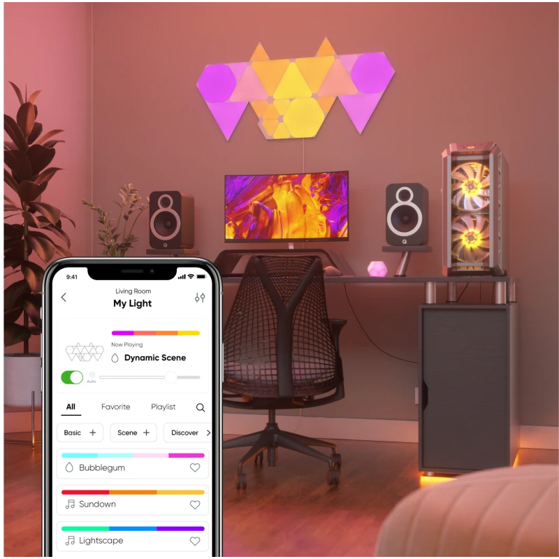 Nanoleaf Shapes Triangles Starter Kit - panele świetlne (15 paneli świetlnych)
