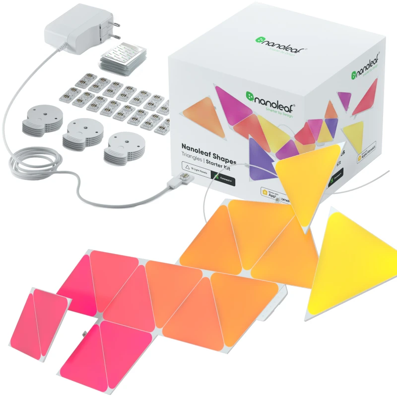 Nanoleaf Shapes Triangles Starter Kit - panele świetlne (15 paneli świetlnych)