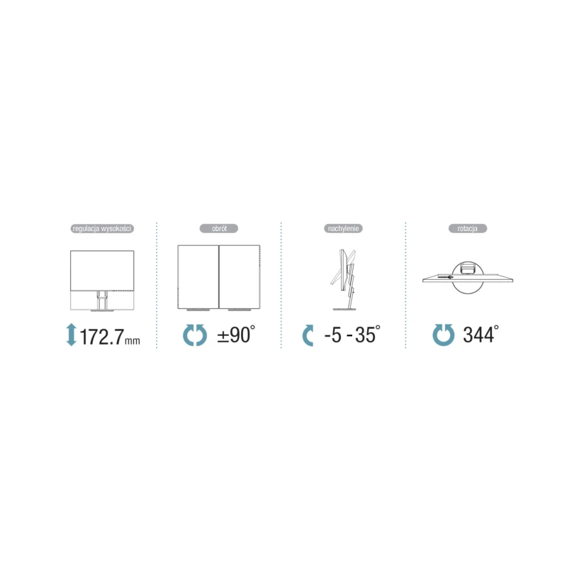 EIZO EV2451-BK  23.8", Wide (16:9), IPS, LED, FlexStand 4 (czarny)