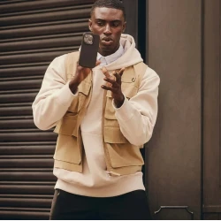 Mujjo Impact Case pancerne etui z skóry do iPhone 15 Pro MagSafe  (black)