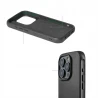 Mujjo Impact Case pancerne etui z skóry do iPhone 15 Pro MagSafe  (black)