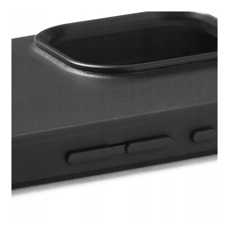 Mujjo Impact Case pancerne etui z skóry do iPhone 15 Pro MagSafe  (black)