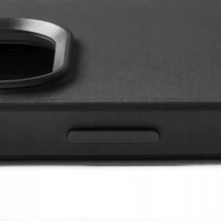 Mujjo Impact Case pancerne etui z skóry do iPhone 15 Pro MagSafe  (black)