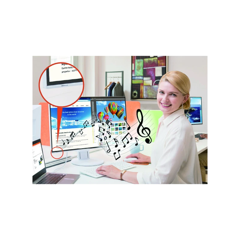 EIZO FlexScan EV2495-WT - monitor 24", 1920 x 1200, WUXGA, 16:10, z daisy chain, karta sieciowa (biały)