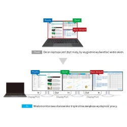 EIZO FlexScan EV2457-WT - monitor 24.1", 1920 x 1200, WUXGA, 16:10, z daisy chain (biały)
