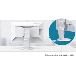 EIZO FlexScan EV2457-WT - monitor 24.1", 1920 x 1200, WUXGA, 16:10, z daisy chain (biały)