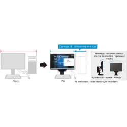 EIZO FlexScan EV2457-WT - monitor 24.1", 1920 x 1200, WUXGA, 16:10, z daisy chain (biały)