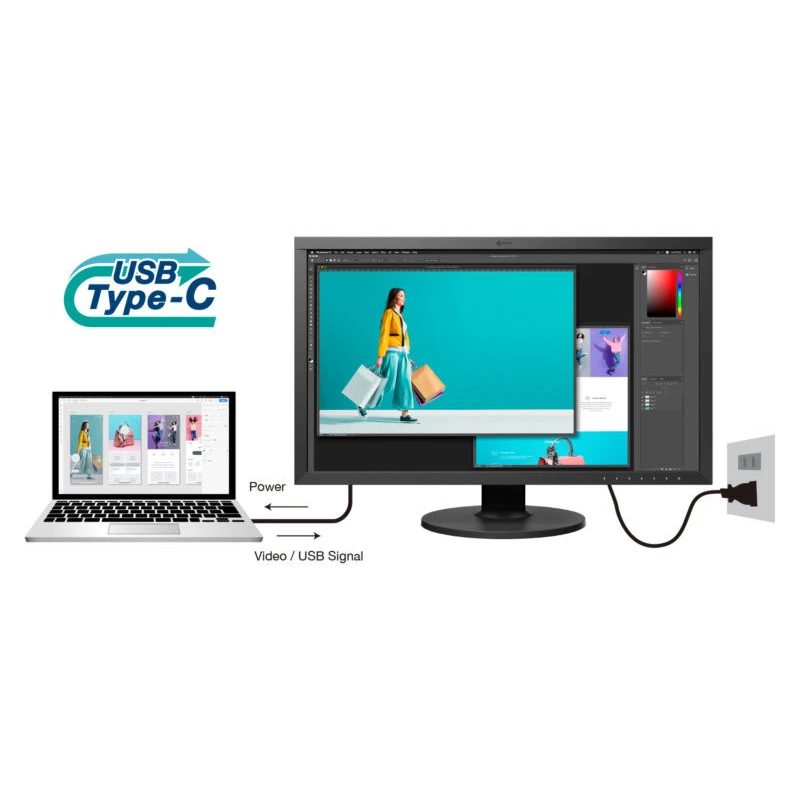 EIZO ColorEdge CS2740-BK -  monitor 27" 3840 x 2160, 4K, AdobeRGB 99%, kalibracja sprzętowa