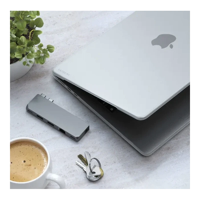 Satechi Eco Hardshell - obudowa ochronna do MacBook Air M2 13" (clear)