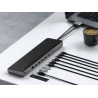 Satechi Dual Dock Stand - stacja dokująca do MacBook z podwójnym USB-C PD 75W, 2x USB-C 5Gbps i 10 Gbps, 2x HDMI 2.0