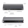 Satechi Thunderbolt 4 Dock - stacja dokująca (1x Thunderbolt 4 host port 96W, 3x Thunderbolt 4 15W, Gigabit ethernet, 3x USB-A