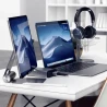 Satechi R1 Aluminum Hinge Holder Foldable Stand - aluminiowa składana podstawka do MacBook/iPad (space gray)