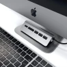 Satechi Aluminium - hub USB-C (czytnik kart micro/SD, 3x USB-A) (space gray)