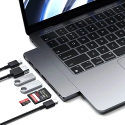 Satechi Pro aluminiowy hub 2xUSB-C do MacBook 4xUSB HDMI 2xUSB-A microSD (space grey)